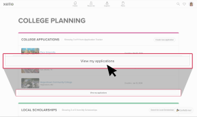 View my applications button highlighted on College Planning page